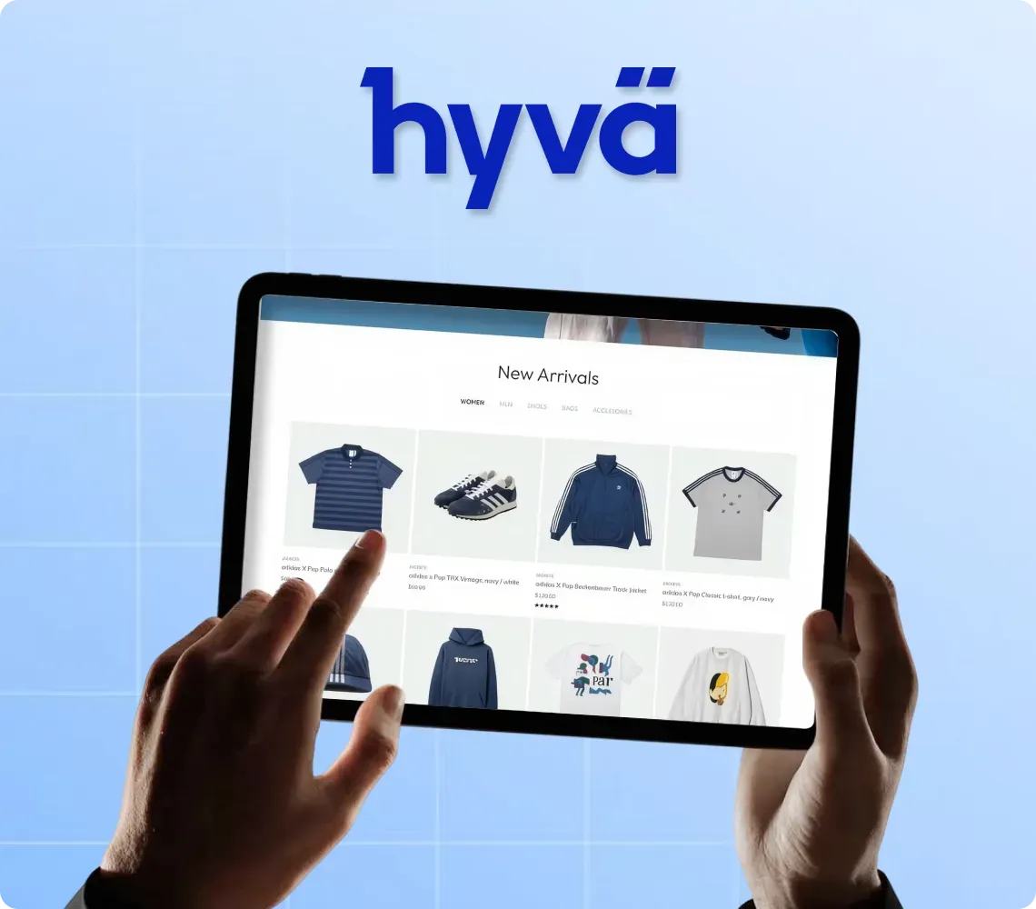 HYVA STOREFRONT FOR A FASHION & APPAREL RETAILER carousel