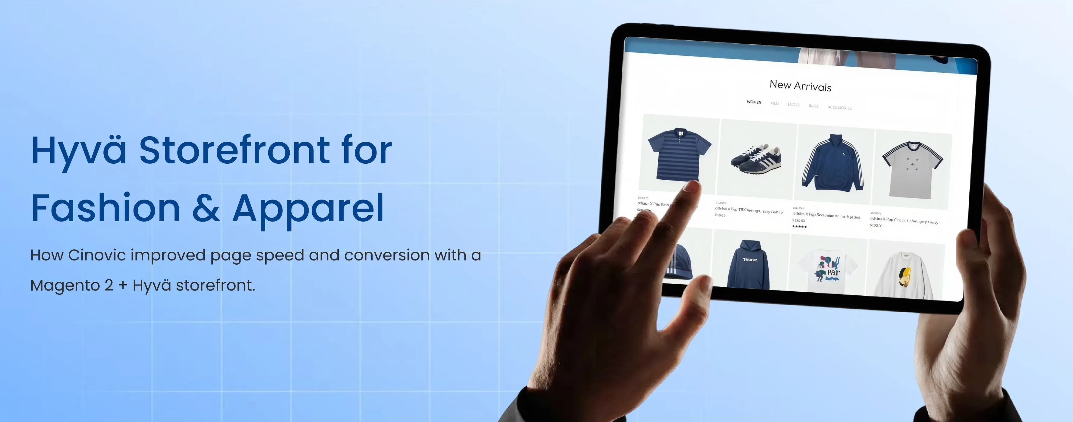 HYVA STOREFRONT FOR A FASHION & APPAREL RETAILER
