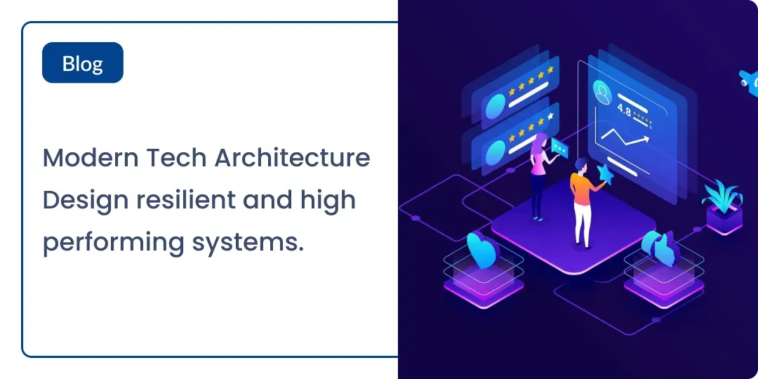 Modern Tech Architecture Design resilient and high-performing systems card