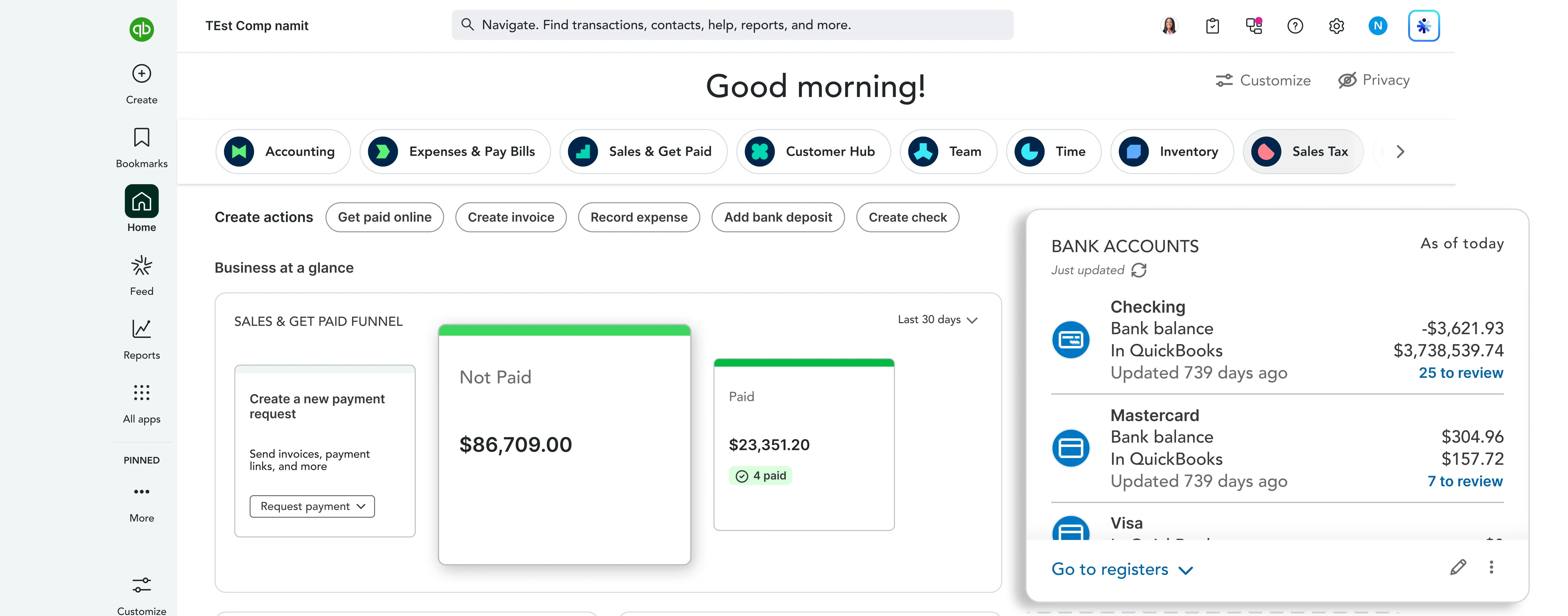 QuickBooks Online Integration For Restaurant Finance