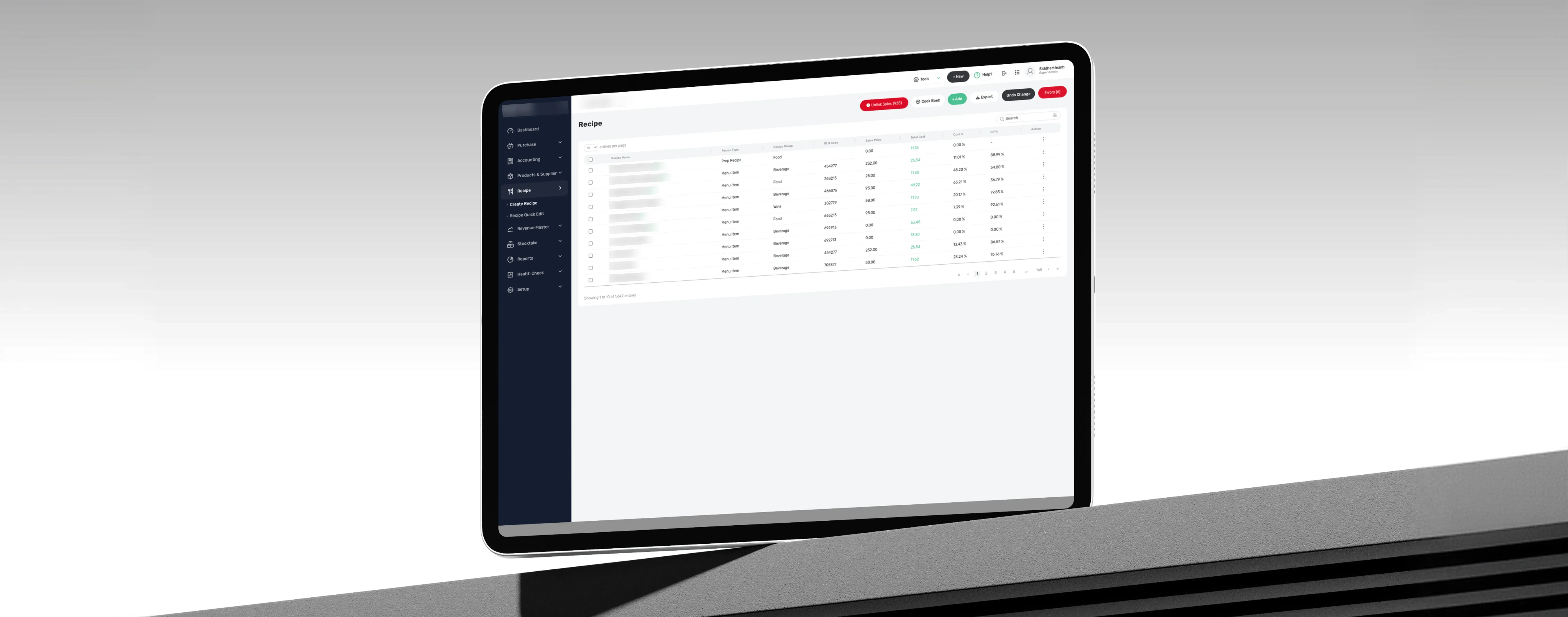 Recipe Management