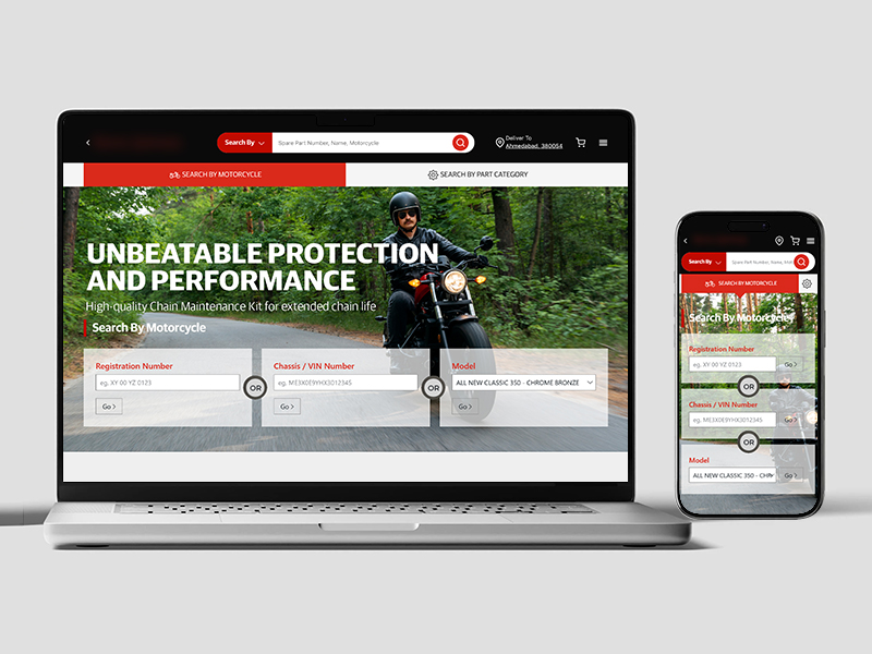 Royal Enfield B2B E-Commerce