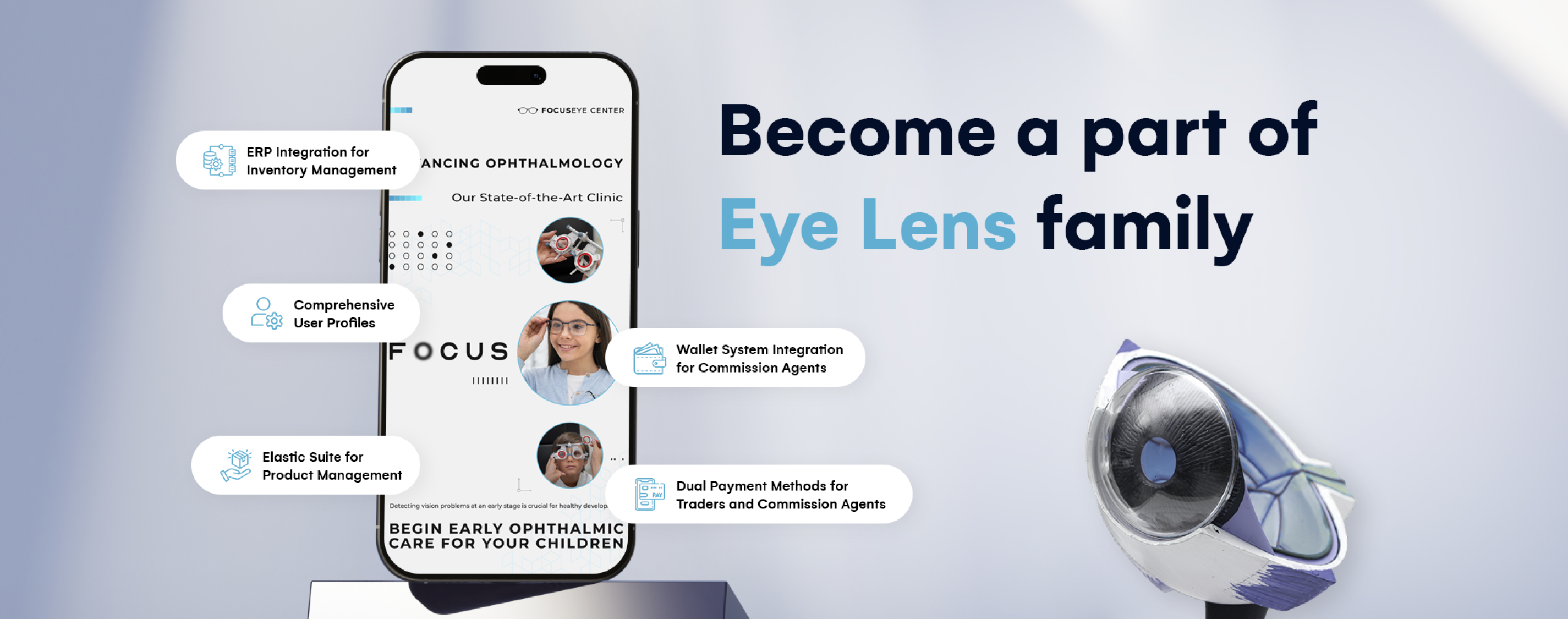 B2B E-Commerce for Eye product