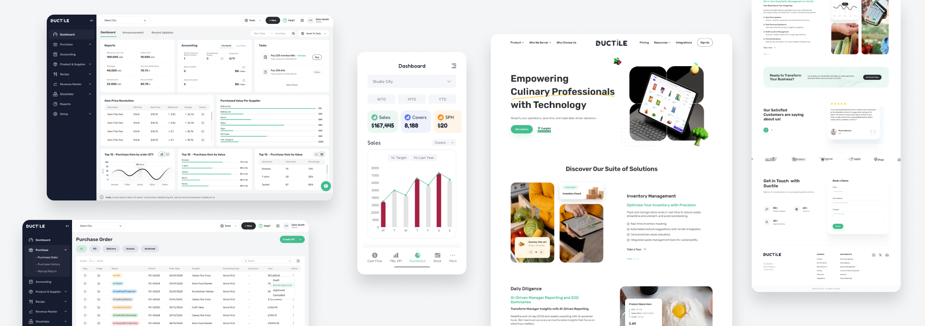 Ductile Restaurant ERP